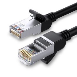 UGREEN Kabel sieciowy UGREEN z metalowymi wtyczkami, Ethernet RJ45, Cat.6, UTP, 0.5m (czarny)