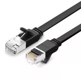 UGREEN Płaski kabel sieciowy UGREEN z metalowymi wtyczkami, Ethernet RJ45, Cat.6, UTP, 3m (czarny)