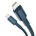 Baseus Kabel USB-C do Lightning Baseus High Density Braided, 20W, 5A, PD, 1m (niebieski)