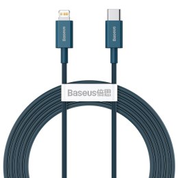 Baseus Kabel USB-C do Lightning Baseus Superior Series, 20W, PD, 2m (niebieski)