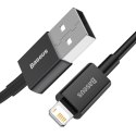 Baseus Kabel USB do Lightning Baseus Superior Series, 2.4A, 2m (czarny)