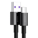 Baseus Kabel USB do USB-C Baseus Superior Series, 66W, 1m (czarny)