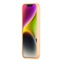 Baseus Etui Baseus Liquid Silica Gel do iPhone 14 (żółte) +szkło hartowane +zestaw czyszczący