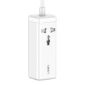 LDNIO Listwa zasilająca z 1 gniazdem AC, 2x USB, 2x USB-C LDNIO SC1418, EU/US, 2500W (biała)