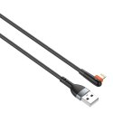 LDNIO Kabel USB do Lightning LDNIO LS561, 2.4A, 1m (czarny)