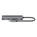 Cygnett Hub 6w1 USB-C do 3x USB, USB-C, SD Card, Micro SD Card Cygnett SlimMate 100W (szary)
