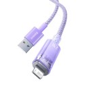 Baseus Kabel szybko ładujący Baseus USB-A do Lightning Explorer Series 1m, 2.4A (fioletowy)