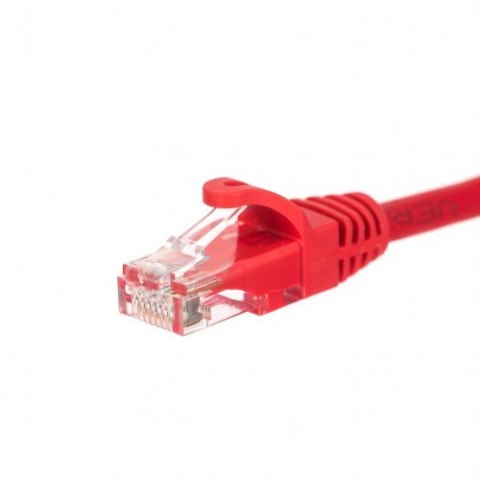 NETRACK CAT5e UTP 0.25 m Czerwony 0.25 Patchcord