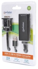 Adapter MANHATTAN 152426 USB - VGA - HDMI