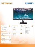 Monitor PHILIPS 23.8" 1920 x 1080 242S9JML/00 Czarny