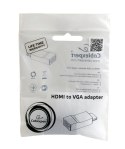 Adapter GEMBIRD HDMI-A (M) - VGA (F) HDMI (wtyk) - VGA (gniazdo) A-HDMI-VGA-001