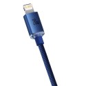 Baseus Kabel USB-C do Lightning Baseus Crystal, 20W, 1.2m (niebieski)