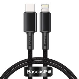 Baseus Kabel USB-C do Lightning Baseus High Density Braided, 20W, 5A, PD, 2m (czarny)