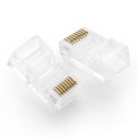 UGREEN Wtyczka RJ45 UGREEN NW110 Ethernet, 8P/8C, Cat.5/5e, UTP (100szt)