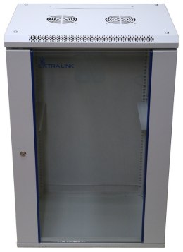 EXTRALINK 15U 600X600 WALL-MOUNTED RACKMOUNT CABINET GRAY