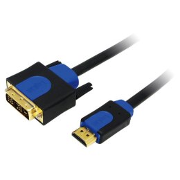 LOGILINK HDMI - DVI-D 2m /s1x HDMI 1x DVI