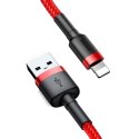 Baseus Kabel Lightning USB Baseus Cafule 1,5A 2m (czerwony)