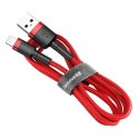 Baseus Kabel Lightning USB Baseus Cafule 1,5A 2m (czerwony)