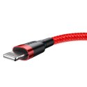 Baseus Kabel Lightning USB Baseus Cafule 1,5A 2m (czerwony)