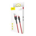 Baseus Kabel Lightning USB Baseus Cafule 1,5A 2m (czerwony)