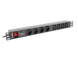 Listwa zasilająca LANBERG PDU-04E04I-0200-IEC-BK