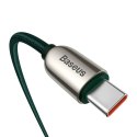 Baseus Kabel USB-C do USB-C Baseus Display, Power Delivery, 100W, 1m (zielony)