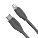 Baseus Kabel USB-C do Lightning Baseus Jelly, 20W, 1,2m (czarny)