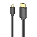 Vention Kabel HDMI-D męski do HDMI-A męski 4K HD 2m Vention AGIBH (czarny)