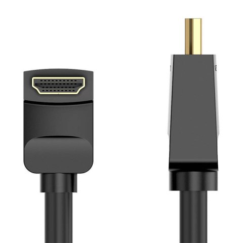 Vention Kabel HDMI Vention AARBI 3m kątowy 90° (czarny)