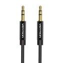 Vention Kabel audio 3,5mm w oplocie 1m Vention BAGBF Czarny