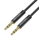 Vention Kabel audio 3,5mm w oplocie 1m Vention BAGBF Czarny