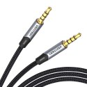 Vention Kabel audio TRRS 3,5mm męski do męski Aux 0,5m Vention BAQHD Szary