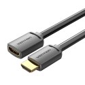 Vention Kabel HDMI-A męski do HDMI-A żeński 4K HD 0,5m Vention AHCBD (Czarny)