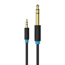 Vention Kabel audio Vention BABBJ 3,5mm TRS męski na 6,35mm męski 5m czarny