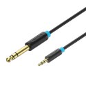 Vention Kabel audio Vention BABBJ 3,5mm TRS męski na 6,35mm męski 5m czarny