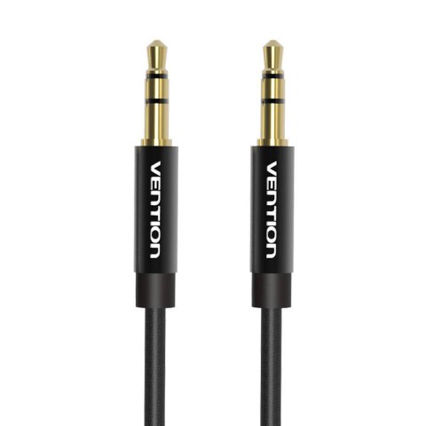 Vention Kabel audio Vention BAGBG 3,5mm 1,5m czarny metalowy