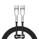 Baseus Kabel USB-C do USB-C Baseus Cafule, 100W, 1m (czarny)