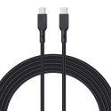 Aukey Kabel Aukey CB-KCC101 USB-C do USB-C 1m (czarny)