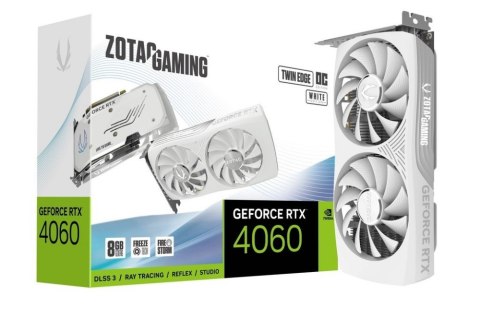 Karta graficzna ZOTAC GeForce RTX 4060 Twin Edge OC 8GB GDDR6 ZT-D40600Q-10M