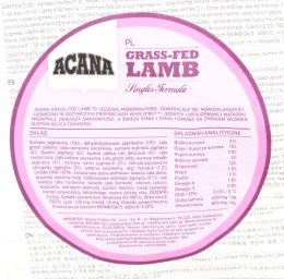 ACANA Grass-fed Lamb 2kg