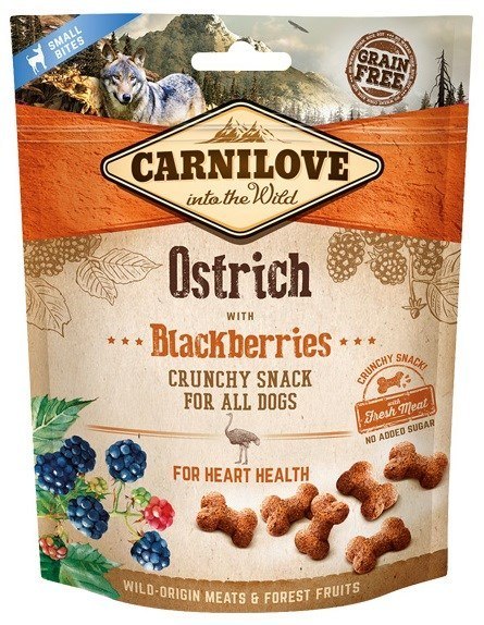 Carnilove Przysmak FRESH CRUNCHY OSTRICH+BER.200g