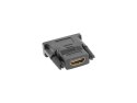 Adapter Lanberg AD-0010-BK (HDMI F - DVI-D (24+1) M; kolor czarny)