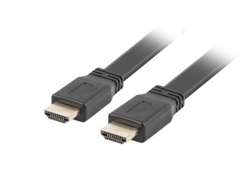 Kabel Lanberg CA-HDMI-21CU-0018-BK (HDMI M - HDMI M; 1,8m; kolor czarny)