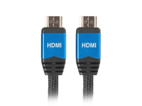 Kabel Lanberg Premium CA-HDMI-20CU-0010-BL (HDMI M - HDMI M; 1m; kolor czarny)