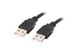 LANBERG KABEL USB-A 2.0 M/M 1M CZARNY CA-USBA-20CU-0010-BK