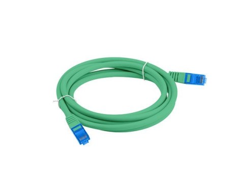 LANBERG PATCHCORD S/FTP KAT.6A 1M ZIELONY LSZH CCA (FLUKE PASSED) PCF6A-10CC-0100-G