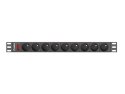 Listwa RACK Lanberg PDU-09E-0300-BK (7 x UTE; 16 A (3680 W); 3m; kolor czarny)