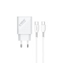 SAVIO ŁADOWARKA SIECIOWA USB QUICK CHARGE POWER DELIVERY 3.0 18W 1M CABLE LA-05